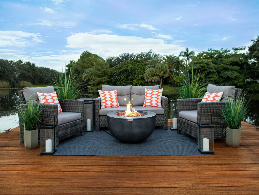 Patio Furniture with Fire Pits